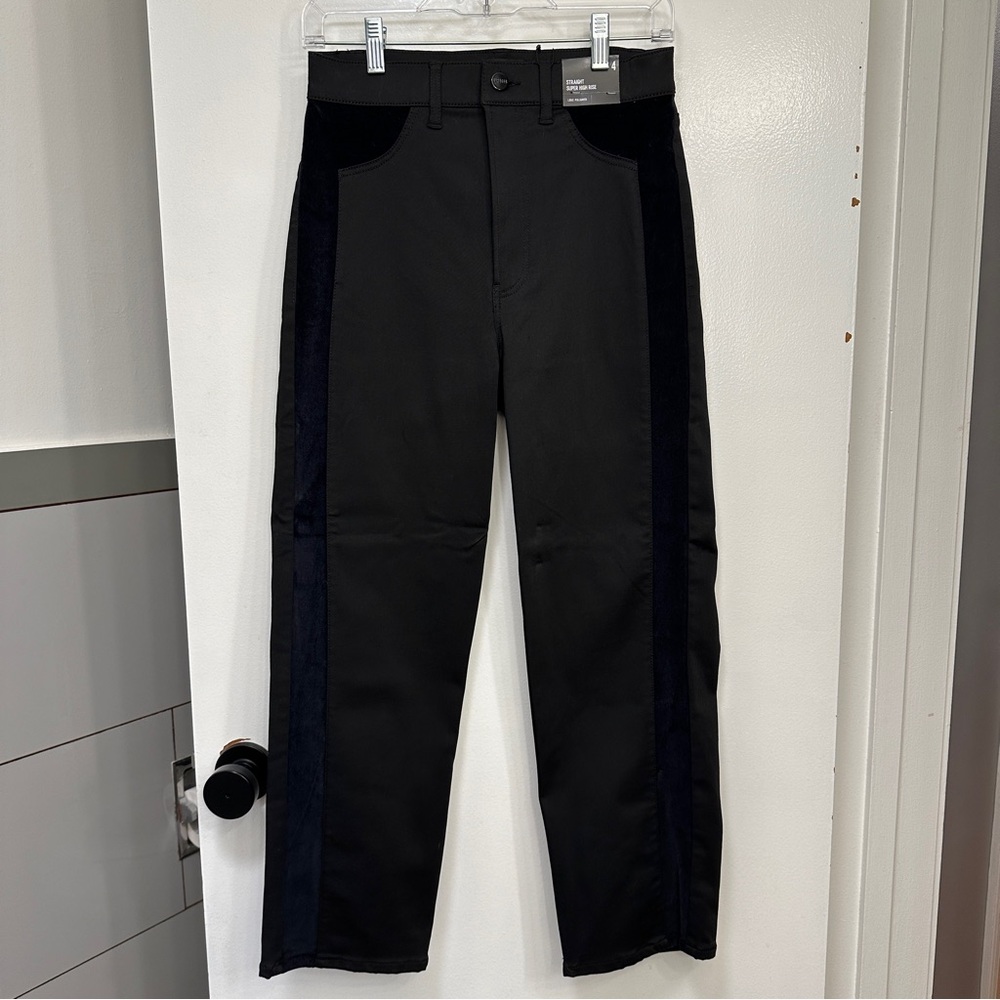 NWT Express Black Jeans with Velvet Stripe